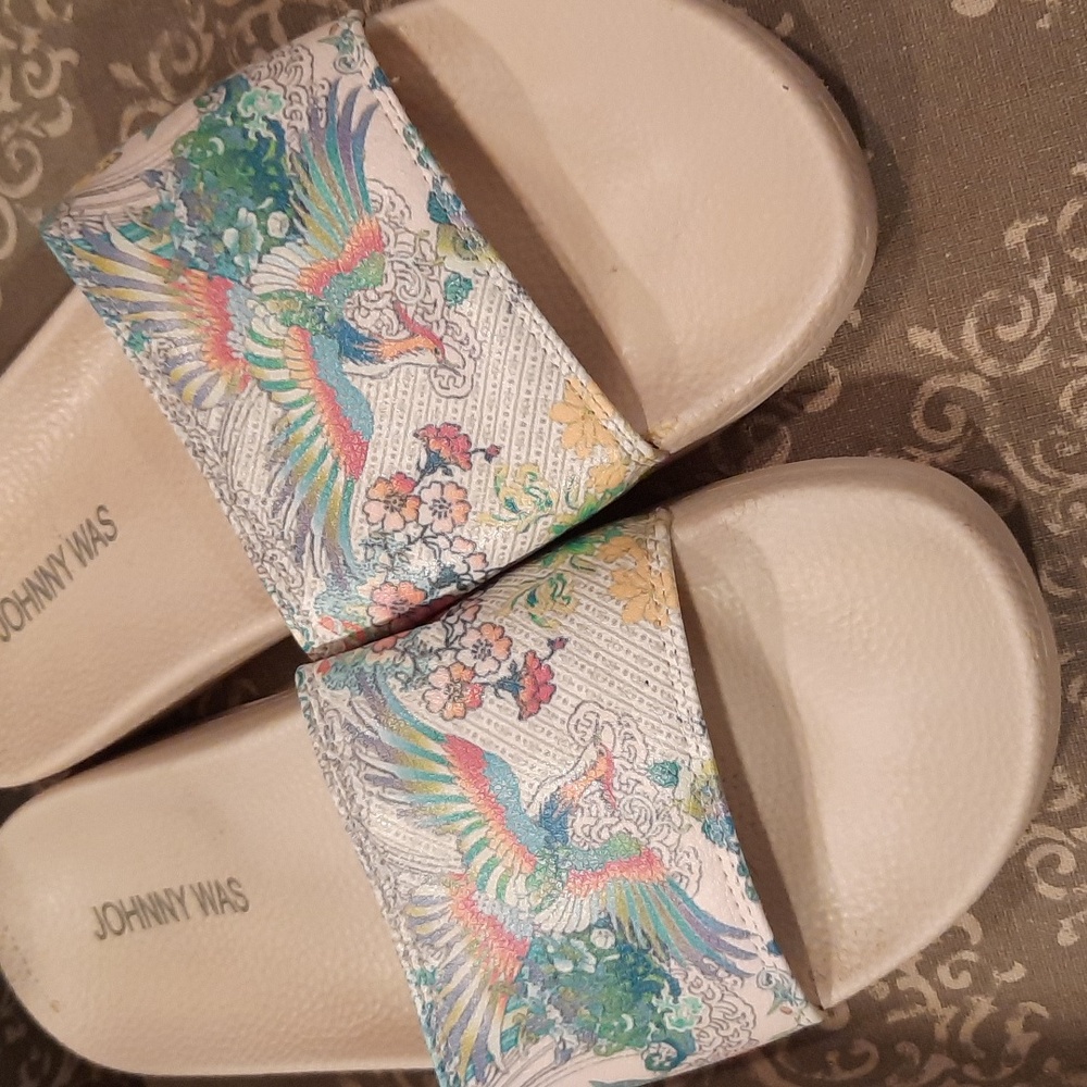 Johnny Was Light Dreamer pool slides - Picture 2 of 10